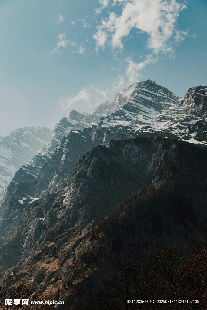 壮丽雪山美景