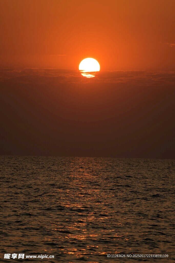 海上落日美景