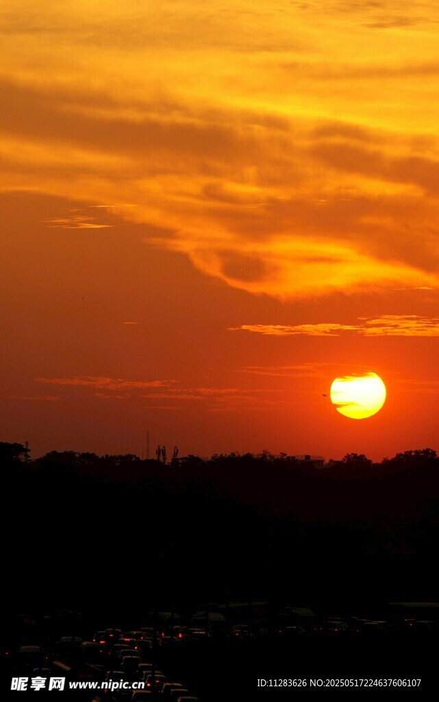 夕阳西下美景