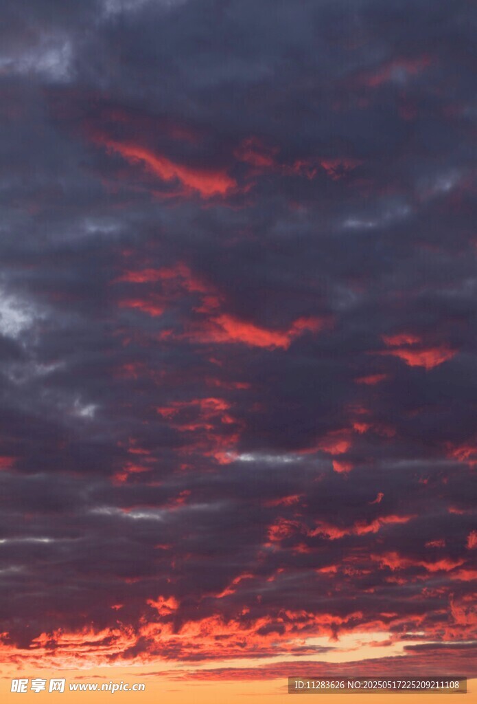 绚丽晚霞天空美景