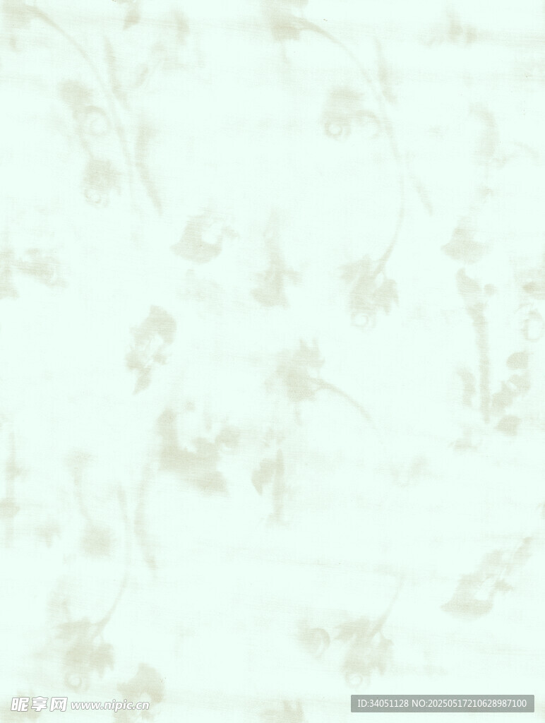 淡雅花卉纹理背景图