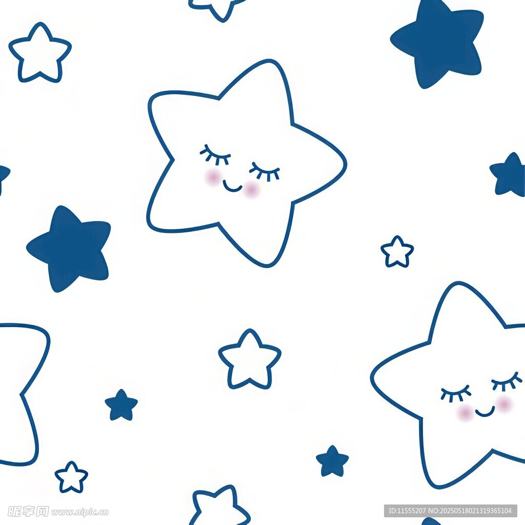 可爱星星图案背景设计