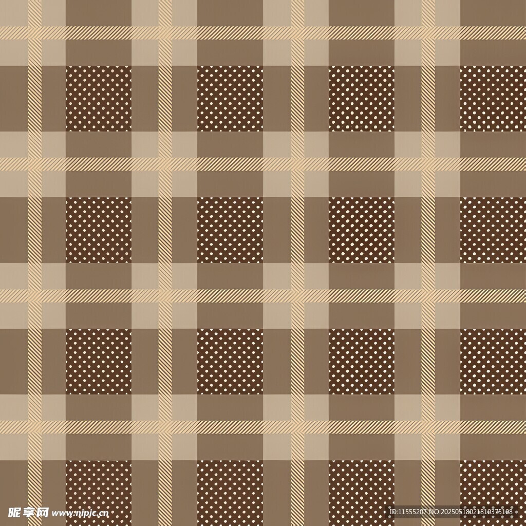 棕色格子图案纹理背景