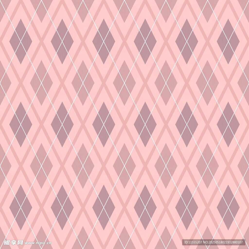粉色菱形几何图案背景