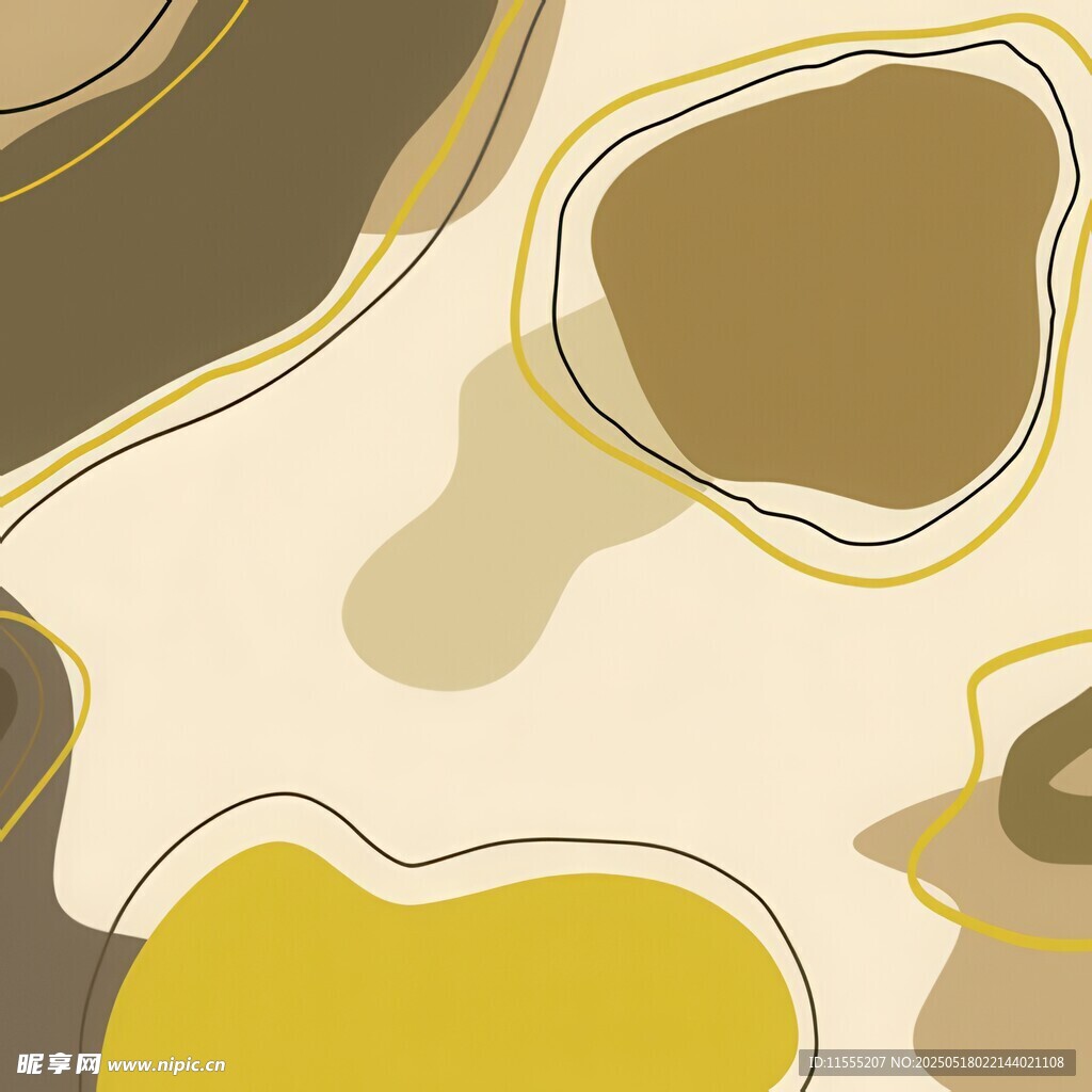 抽象几何色块艺术图案