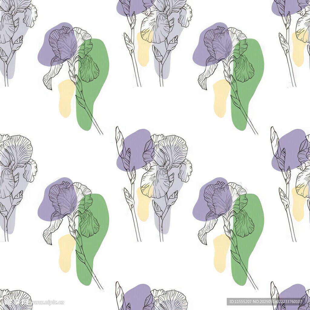 多彩抽象动物图案背景