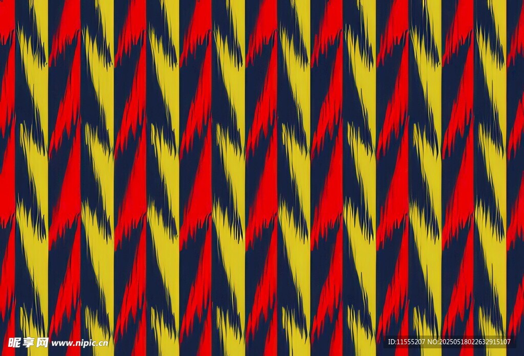 几何条纹图案设计四方连续 