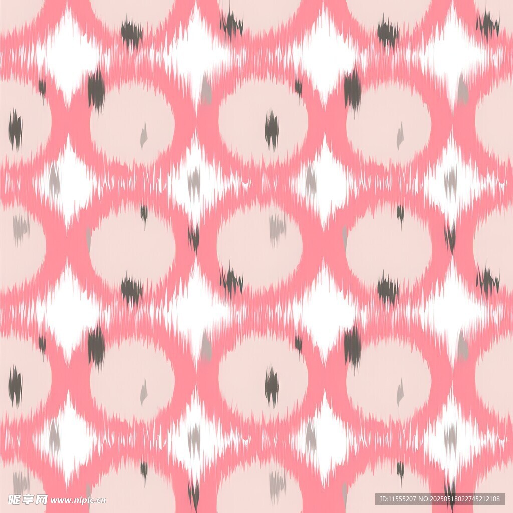 粉色花朵图案背景纹理四方连续 