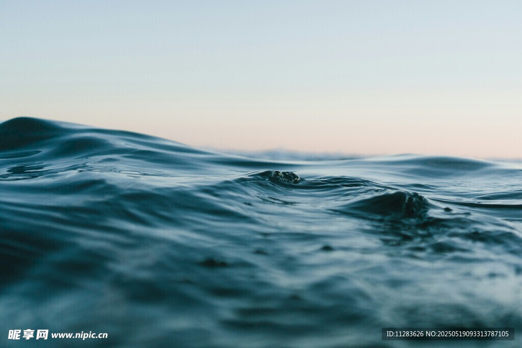 海面波纹 宁静海洋景象
