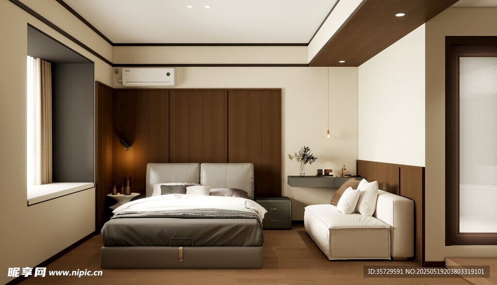 现代简约风格卧室空间