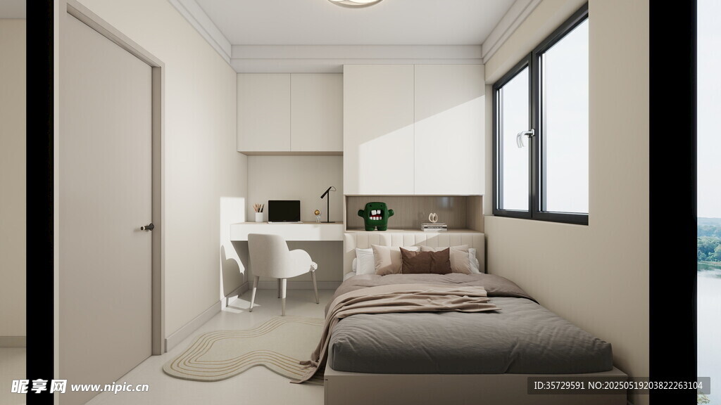 简约现代风卧室室内设计