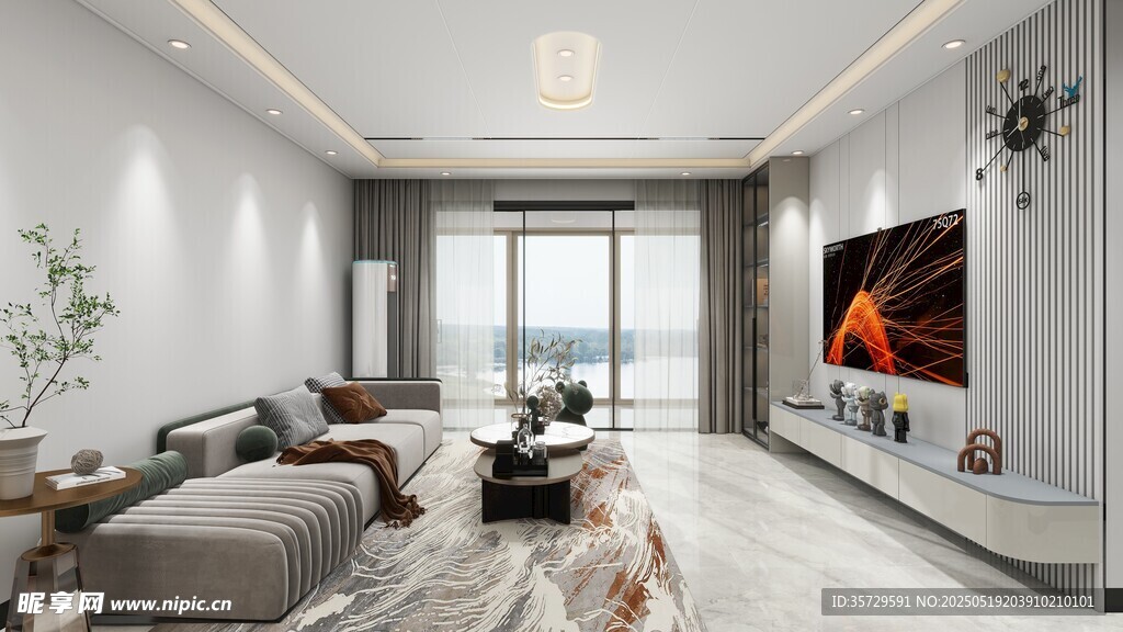 现代简约风温馨客厅一角