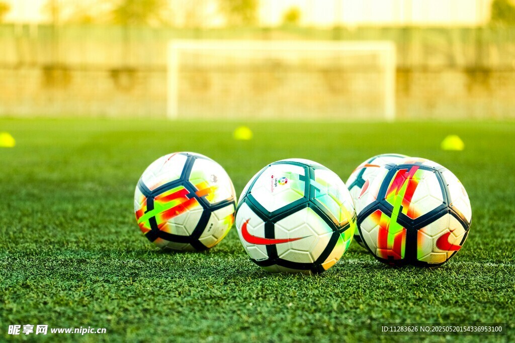 绿茵上的多彩足球