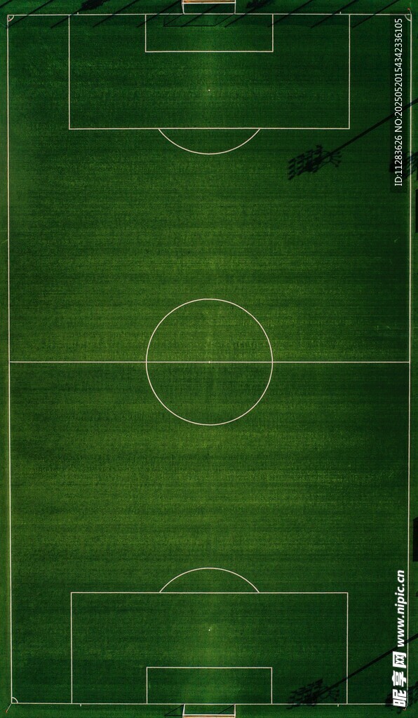 绿茵足球场俯瞰图