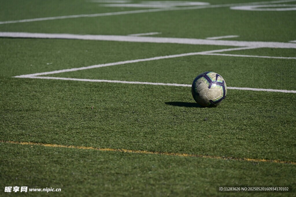 绿茵场上的足球