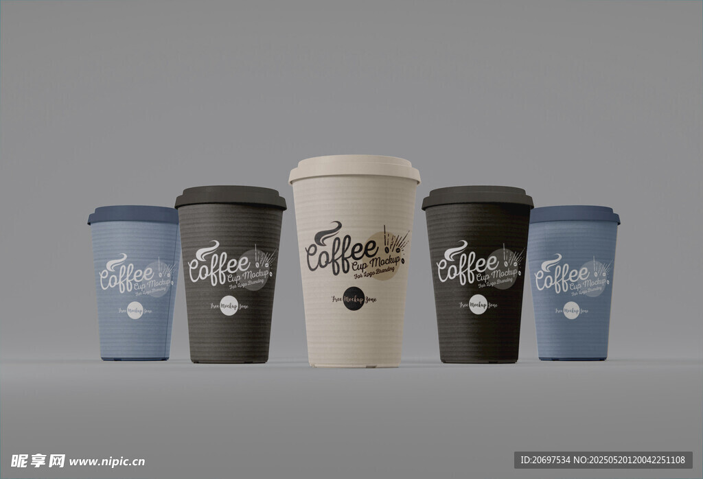 时尚简约风格咖啡杯样机