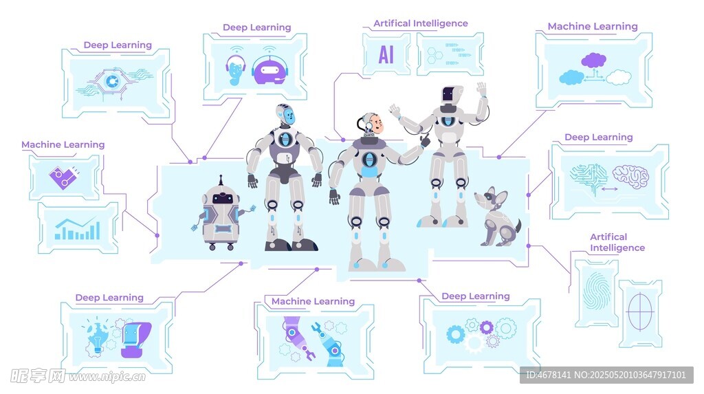 多样机器人展示画面