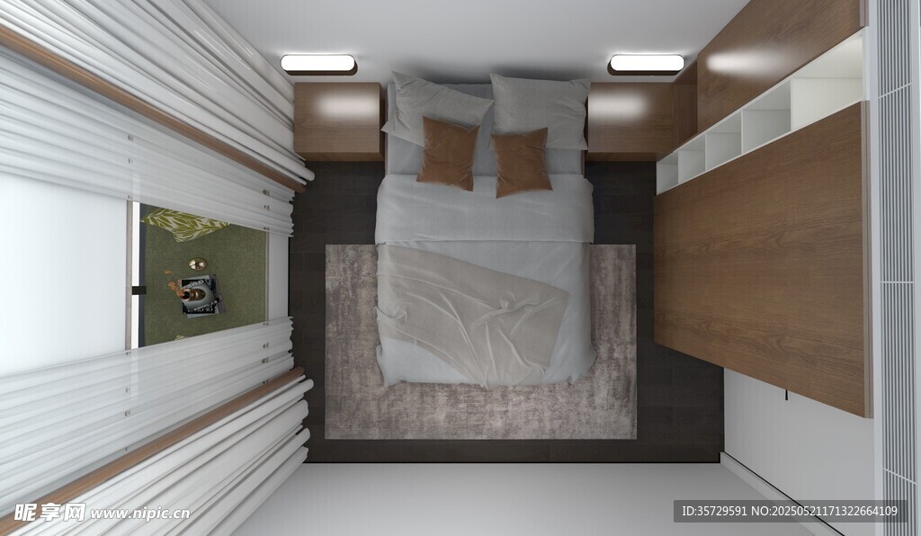 现代简约风格卧室空间