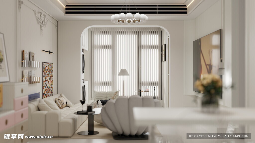 简约优雅的室内家居场景