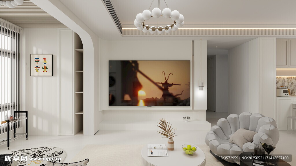 现代简约风客厅室内设计