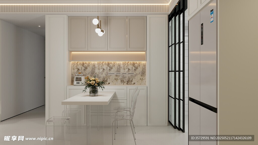 现代简约风餐厅室内设计