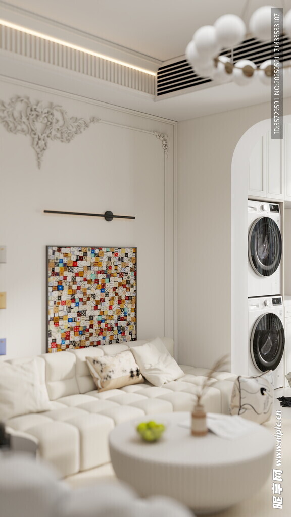 现代简约风温馨客厅一角