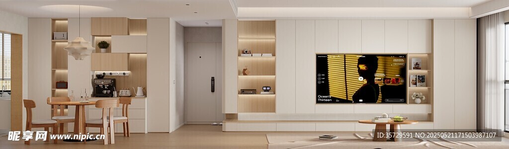 现代简约风客厅家居展示