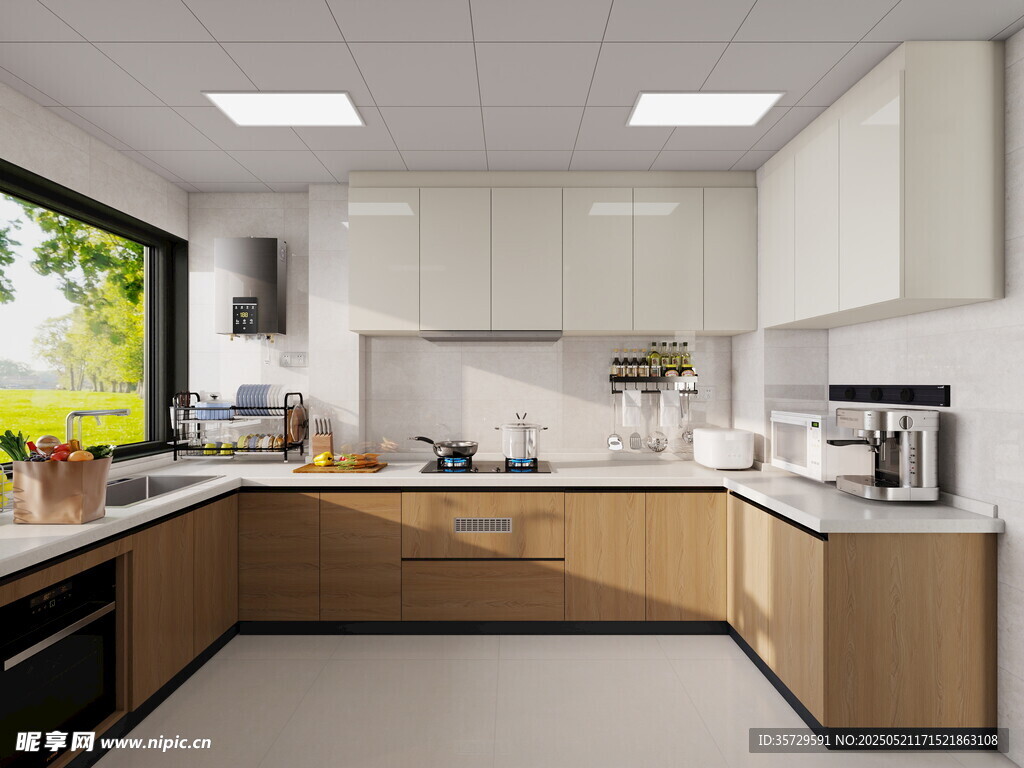 现代简约风格开放式厨房