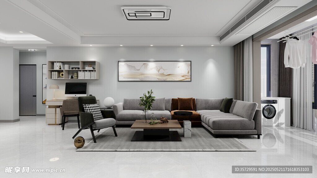 现代简约风格客厅空间