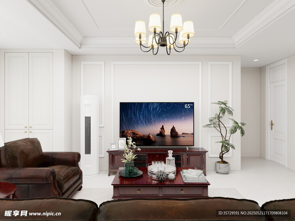 现代简约风客厅家居展示