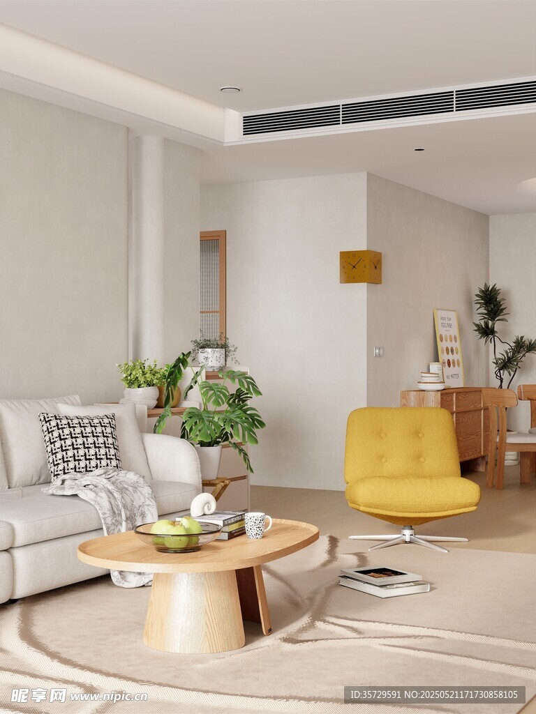 现代简约风温馨客厅一角