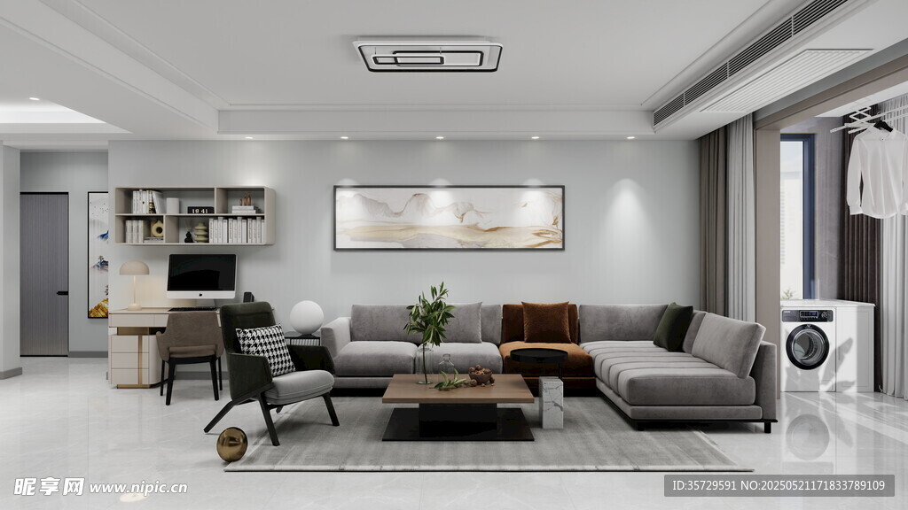 现代简约风格客厅空间