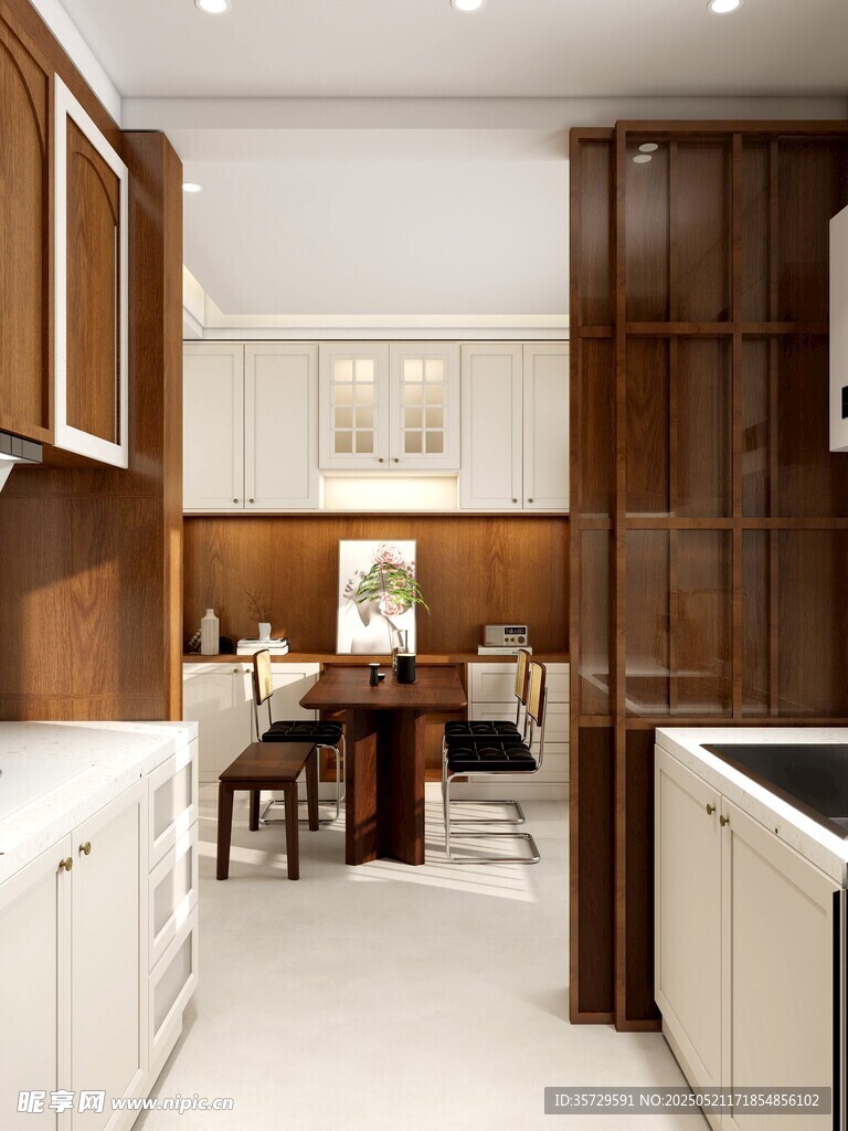 现代简约风格的温馨厨房