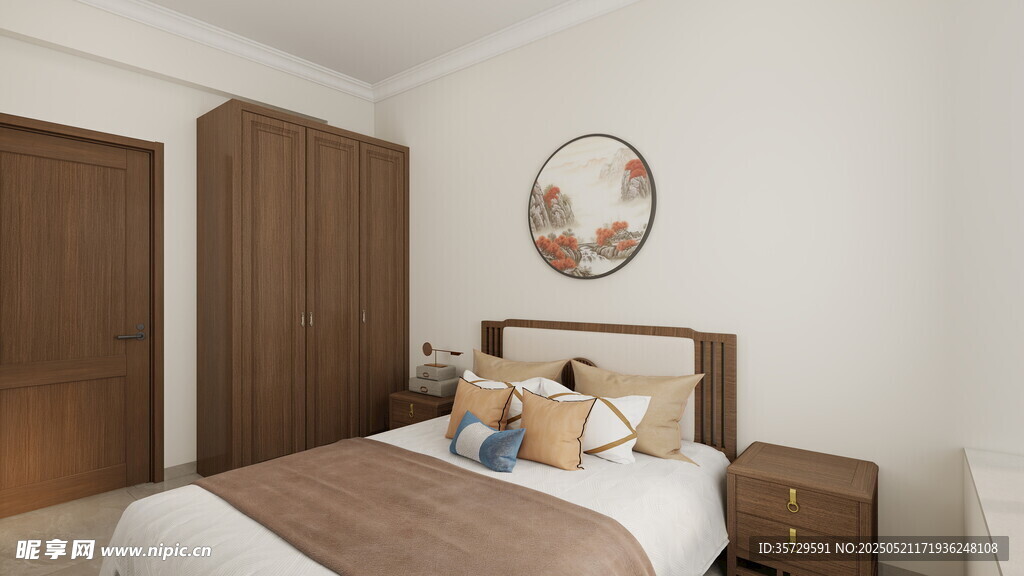 现代简约风格温馨卧室