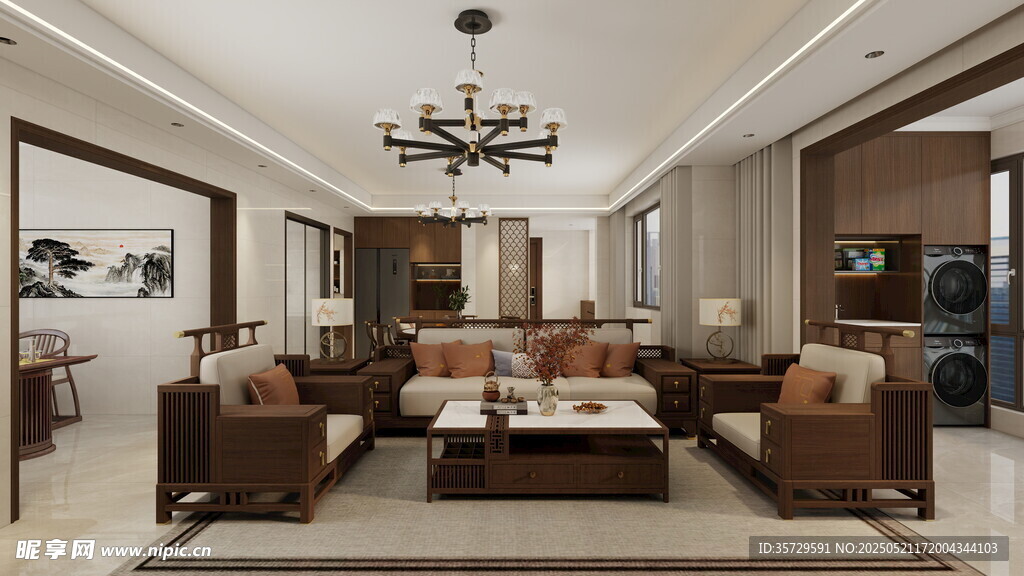 现代豪华客厅室内设计