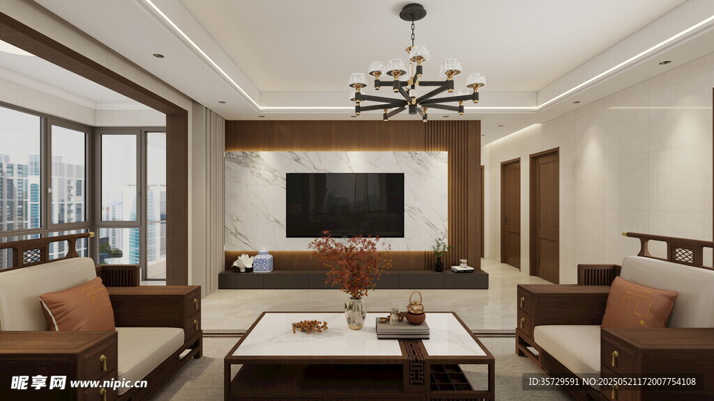 现代简约风格客厅空间