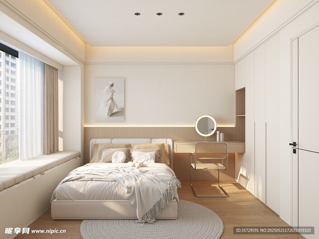 简约温馨卧室室内设计图