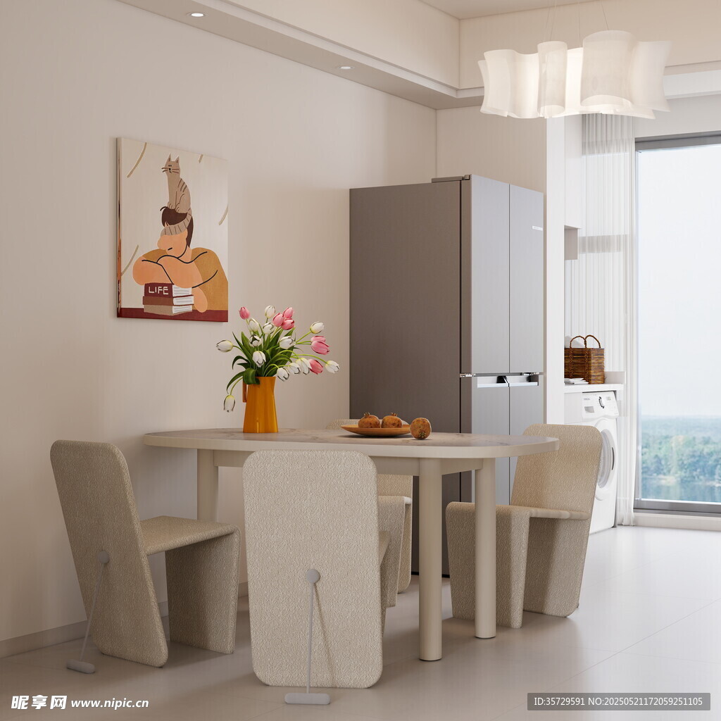 简约现代风温馨餐厅空间