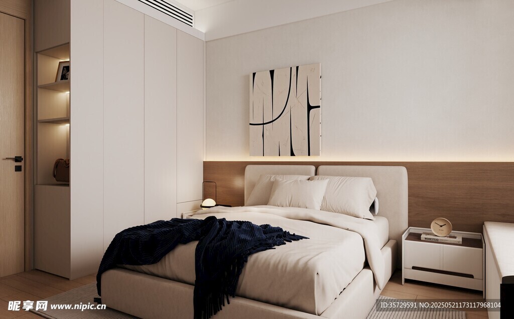 简约现代风格温馨卧室