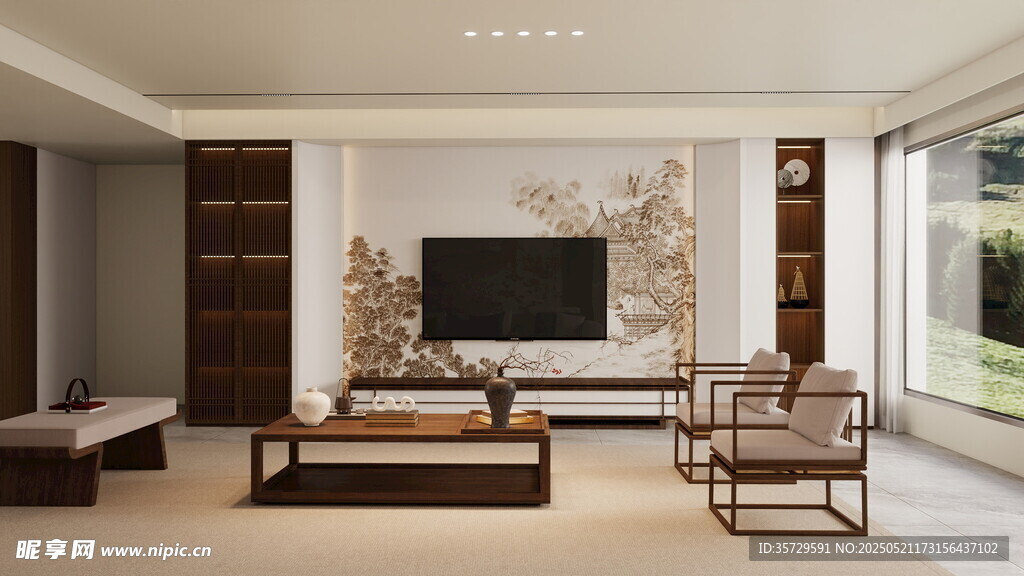 现代简约风客厅室内设计