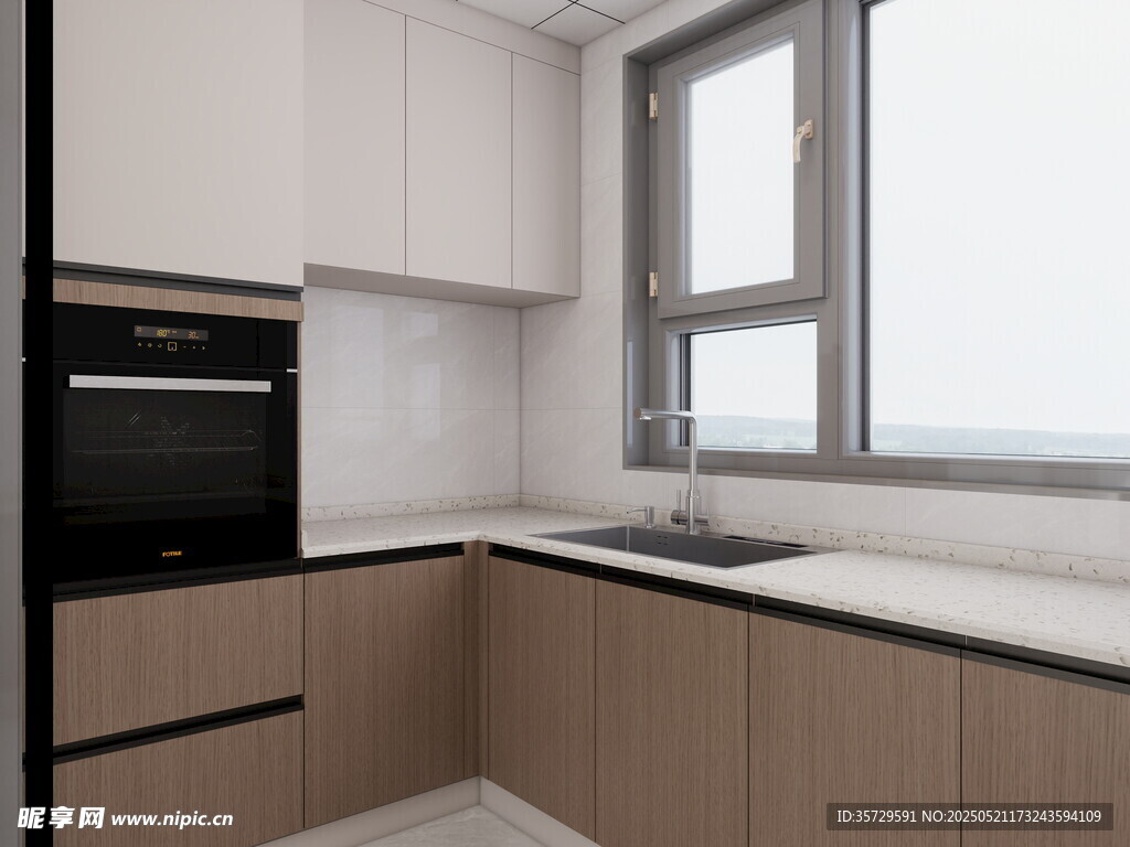 现代简约风格厨房一角