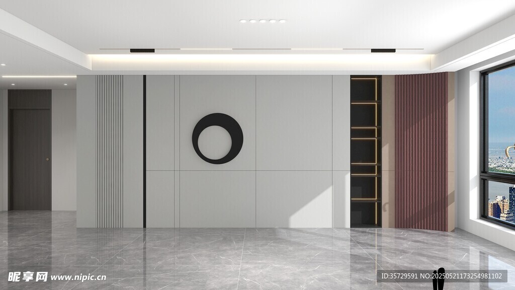 现代简约风室内空间一角