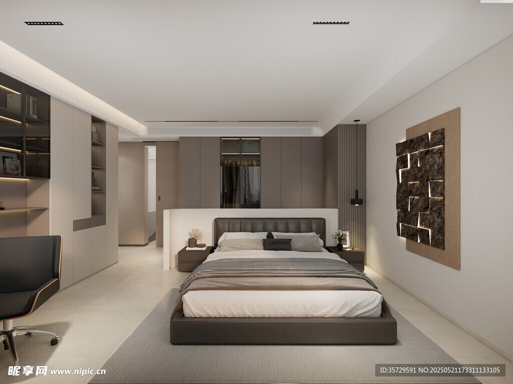 现代简约风格卧室室内设计