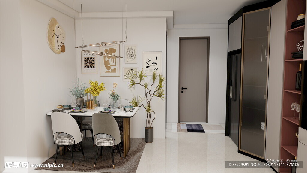 简约温馨的室内家居场景