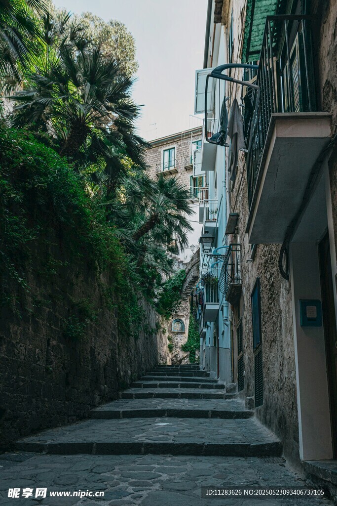 幽静小巷的独特风景