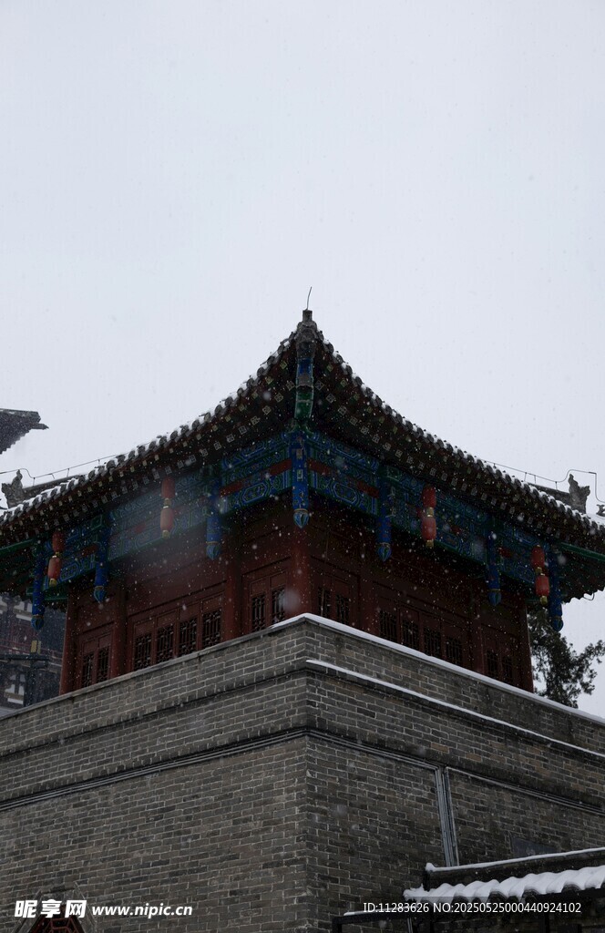 中式古建筑屋顶景观