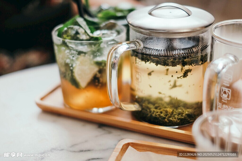 清新茶饮组合 惬意时光