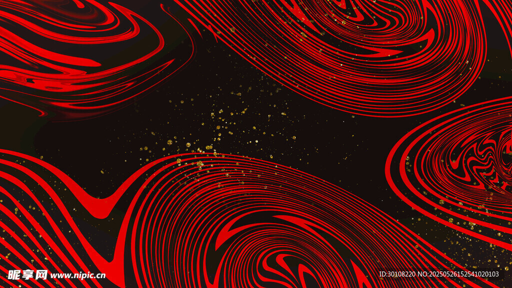 黑红创意线条背景