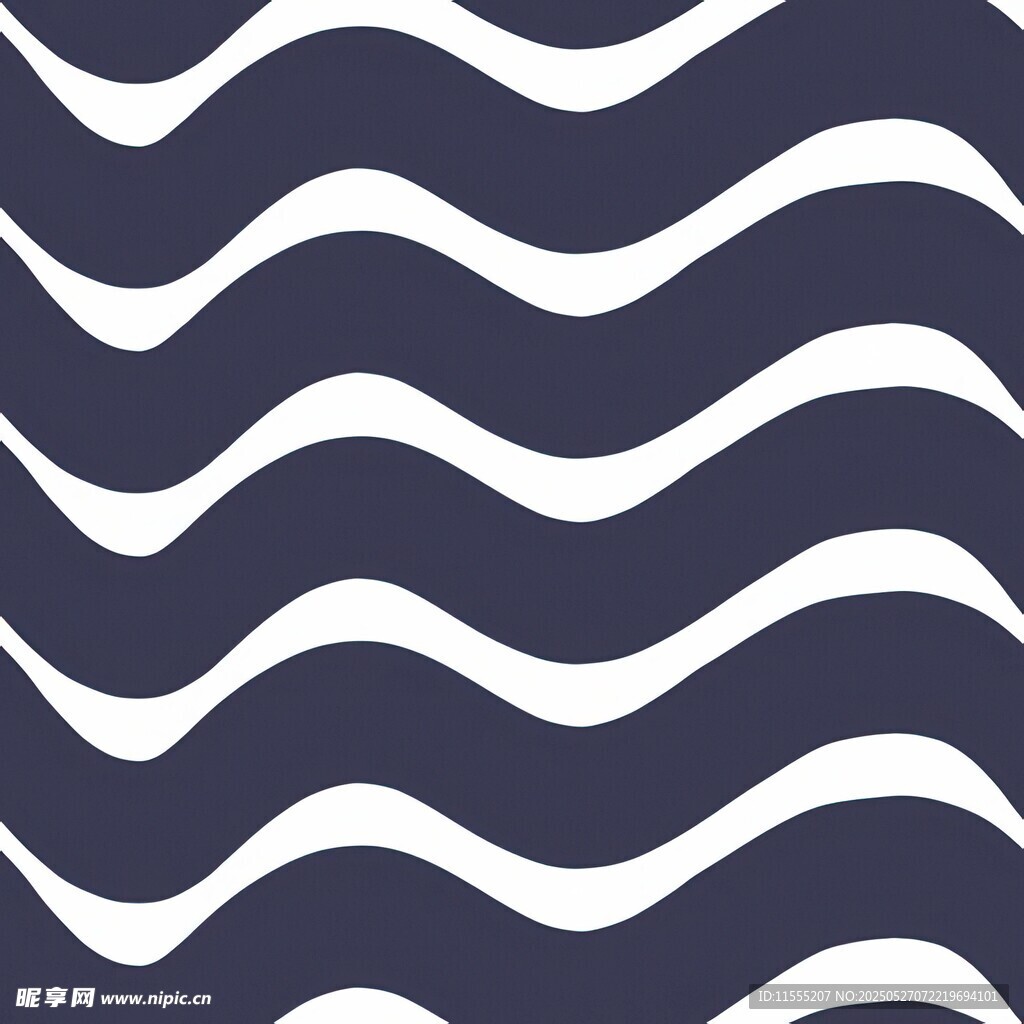 蓝白波浪纹几何图案背景