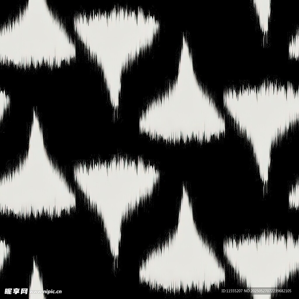 黑白几何纹理图案